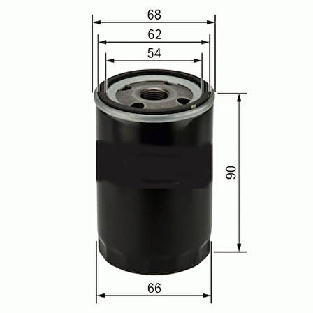 YAĞ FİLTRESİ FIAT EGEA-DOBLO-ALBEA-PALIO-BRAVA-MAREA-PUNTO-STILO 1.2 1.4 ASTRA F-COMBO-CORSA A-B-VEC TRA-TIGRA-L200-CIVIC 93182630 649013 46544820 46347171