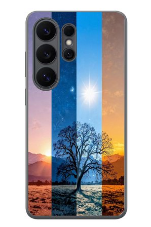 Samsung Galaxy S26 Ultra Uyumlu Gündoğumu Mevsimi Baskılı Silikon Kılıf