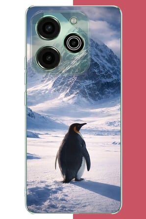 Tecno Pova 6 Pro Uyumlu nihilist Penguen2 Baskılı Silikon Kılıf