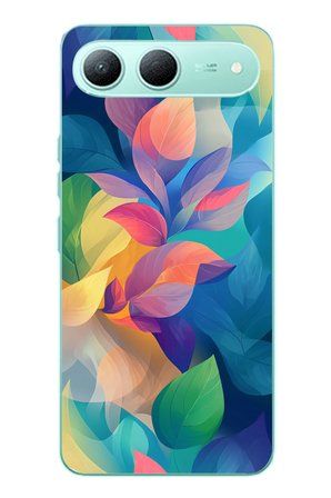 Tecno Spark 40 5G Uyumlu Yumuşak Dalgalı Baskılı Silikon Kılıf