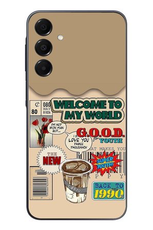 Samsung Galaxy A16 Uyumlu Doksanlar Gençliği Baskılı Silikon Kılıf