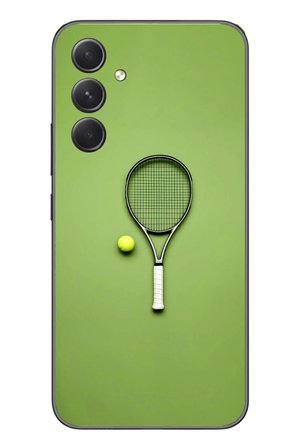 Samsung Galaxy A54 Uyumlu Tenis Raketi Baskılı Silikon Kılıf