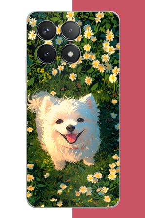 POCO F6 PRO Uyumlu kaniş köpek Baskılı Silikon Kılıf