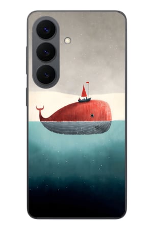 Samsung Galaxy S26 Uyumlu Balina Baskılı Silikon Kılıf