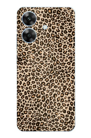 Realme Note 60 Uyumlu Leopar Tasarımlı Baskılı Silikon Kılıf