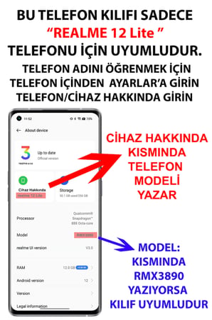 Realme 12 Lite Uyumlu Mor Kalp Dalgalar Tasarımlı Baskılı Silikon Kılıf