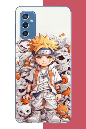 Samsung Galaxy M52 Uyumlu naruto Baskılı Silikon Kılıf