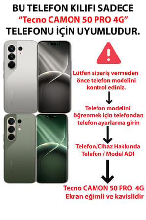 Tecno Camon 50 PRO 4G Uyumlu Neon Gözlüklü Modern Eros Baskılı Silikon Kılıf