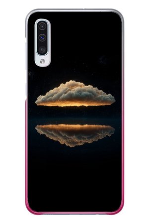 Samsung Galaxy A50 Uyumlu Bulut  Yansıması Baskılı Silikon Kılıf