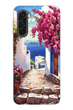 Samsung Galaxy A17 Uyumlu Ege'nin Kayıp Sokakları Baskılı Silikon Kılıf