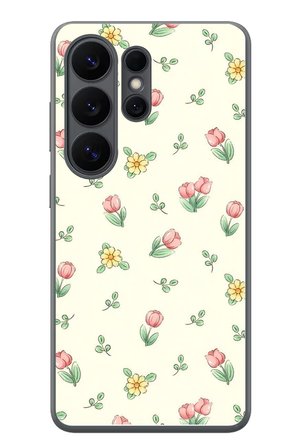 Samsung Galaxy S26 Ultra Uyumlu Lale Çiçekleri Baskılı Silikon Kılıf