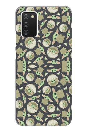 Samsung Galaxy A02S Uyumlu Minik Yodalar Duvar Kağıdı Baskılı Silikon Kılıf