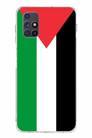 Samsung Galaxy M51 Uyumlu Filistin Bayrağı Baskılı Silikon Kılıf