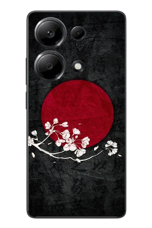 Redmi Note 13 Pro 4G Uyumlu Ay Tutulması Baskılı Silikon Kılıf