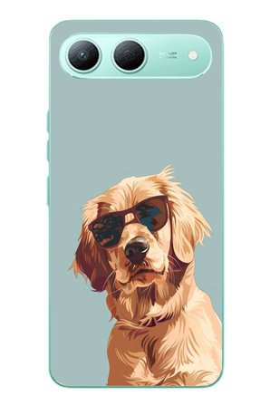 Tecno Spark 40 5G Uyumlu Karizmatik Köpek Baskılı Silikon Kılıf