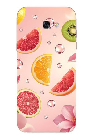Samsung Galaxy A7 (2017) Uyumlu Meyve Dilimleri Baskılı Silikon Kılıf
