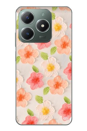 Realme C61 Uyumlu Güzel Papatyalar Baskılı Silikon Kılıf