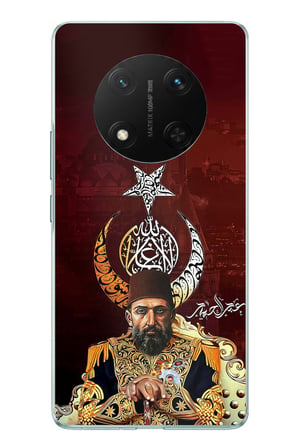 Honor X9C Uyumlu Abdülhamid Han Baskılı Silikon Kılıf