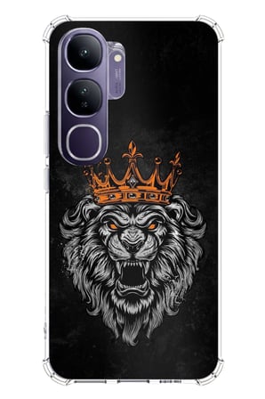 Vivo V40 Lite Uyumlu Kurt Ruhu Baskılı Silikon Kılıf
