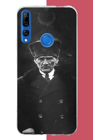 Huawei Y9 Prime (2019) Uyumlu atatürk 2 Baskılı Silikon Kılıf