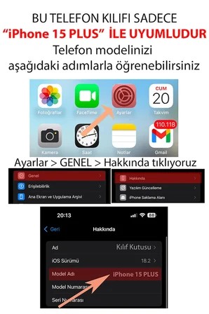 iPhone 15 PLUS Uyumlu embe Çizgili ve Lale Desenli Baskılı Silikon Kılıf
