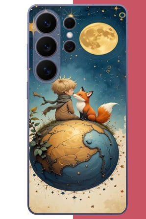 Samsung Galaxy S26 Ultra Uyumlu küçük prens4 Baskılı Silikon Kılıf