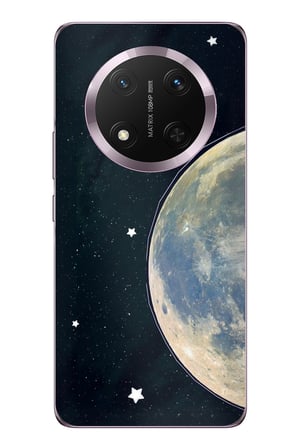 Honor Magic 7 Lite Uyumlu Minimalist Galaksi Yıldızlı Gece Baskılı Silikon Kılıf