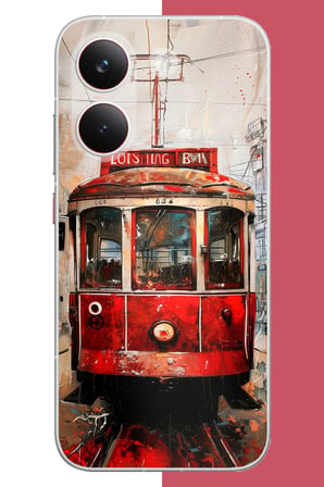 Poco X8 Pro Uyumlu Taksim Tramvay Baskılı Silikon Kılıf