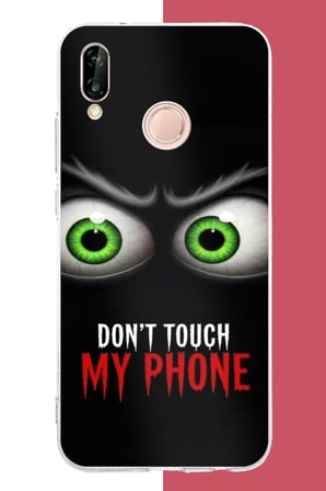 Huawei P20 Lite Uyumlu telefonuma dokunma1.jpeg Baskılı Silikon Kılıf