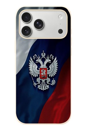 İphone 17 Pro Max Uyumlu Rusya Arması Baskılı Silikon Kılıf
