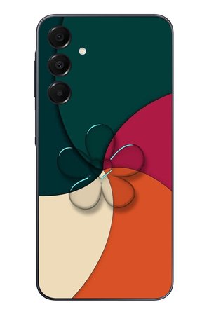 Samsung Galaxy A16 Uyumlu Modern Yonca Renkleri Baskılı Silikon Kılıf