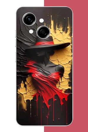 Tecno Spark GO 1 Uyumlu gölgedeki kadın Baskılı Silikon Kılıf