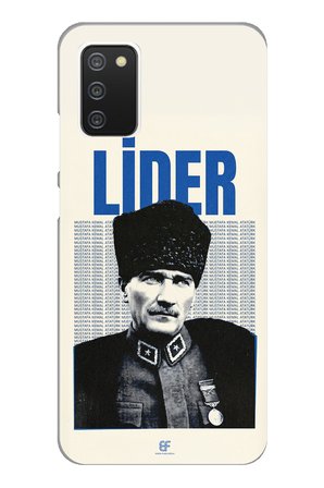 Samsung Galaxy A02S Uyumlu Atatürk Lider Baskılı Silikon Kılıf