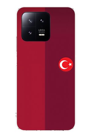Xiaomi Mi 13 Uyumlu Türk Milli Takım Parçalı Forma Baskılı Silikon Kılıf