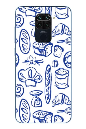Redmi Note 9 Uyumlu Bakery Ahçı Usta Baskılı Silikon Kılıf