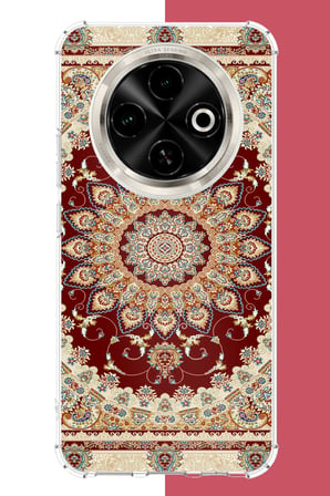 Tecno Spark 30C Uyumlu Halı4 Baskılı Silikon Kılıf