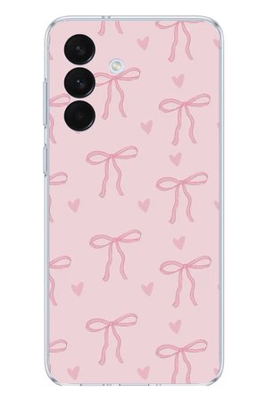 Samsung Galaxy S26+ PLUS Uyumlu Pembe Kalpli Fiyonklar Baskılı Silikon Kılıf