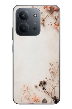 Redmi 15C Uyumlu Kuru Dallar Baskılı Silikon Kılıf