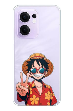 OPPO Reno 13F Uyumlu Monkey D. Luffy Tasarımlı Baskılı Silikon Kılıf