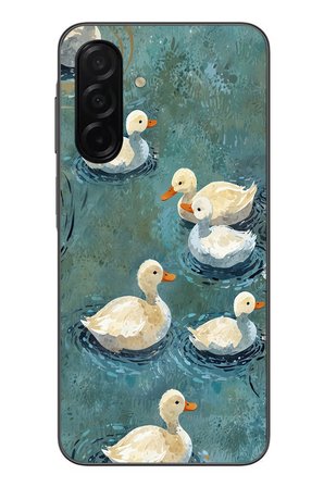 Samsung Galaxy A26 Uyumlu Yüzen Ördekler Baskılı Silikon Kılıf
