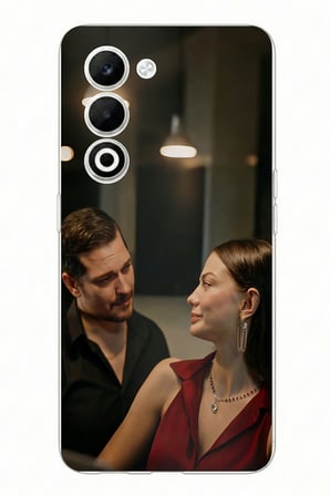 OPPO A5 4G Uyumlu Eşref Rüya - Eşref ve Nisan Baskılı Silikon Kılıf