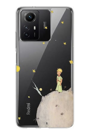 Redmi Note 12S Uyumlu Küçük Prens Tasarımlı Baskılı Silikon Kılıf