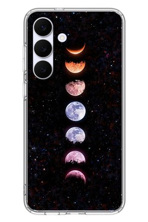 Samsung Galaxy S25 FE Uyumlu Tüm Gezegenler Baskılı Silikon Kılıf