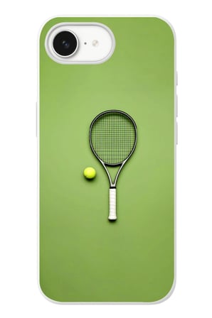 İphone 16e Uyumlu Tenis Raketi Baskılı Silikon Kılıf