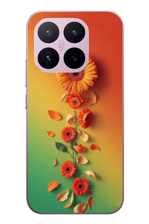 Xiaomi 17T
 Uyumlu Ayçiçeği Bükleleri Baskılı Silikon Kılıf