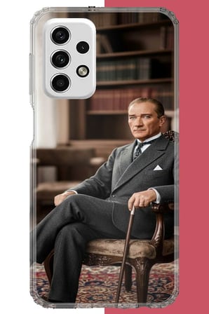 Samsung Galaxy A73 Uyumlu Atatürk6 Baskılı Silikon Kılıf