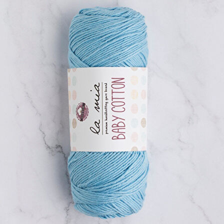 La Mia Baby Cotton Mavi El Örgü İpi - L041 - 33640