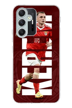 Samsung Galaxy A34 Uyumlu Kerem Aktürkoğlu Benfica Baskılı Silikon Kılıf