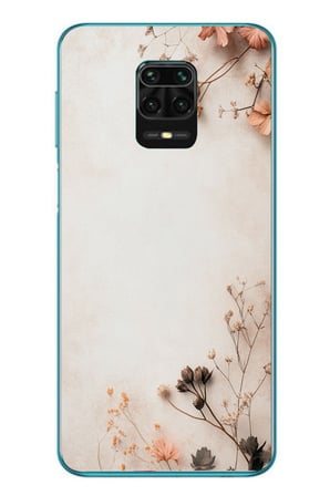 Redmi Note 9s Uyumlu Kuru Dallar Baskılı Silikon Kılıf
