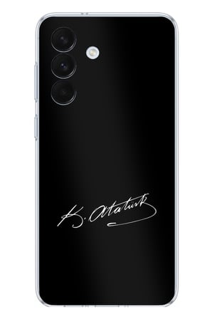 Samsung Galaxy S26+ PLUS Uyumlu Atanın İzi İmza Baskılı Silikon Kılıf